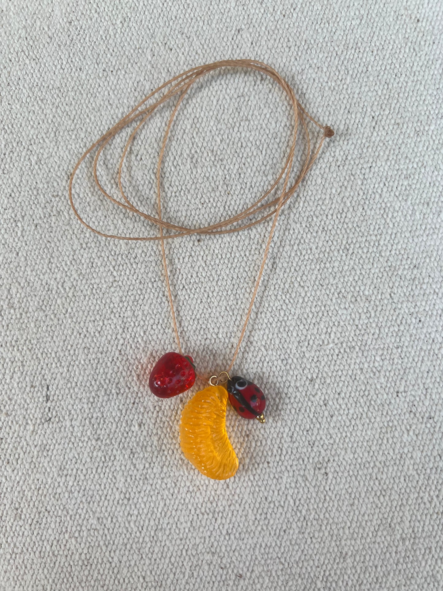 Collar Largo Mandarina