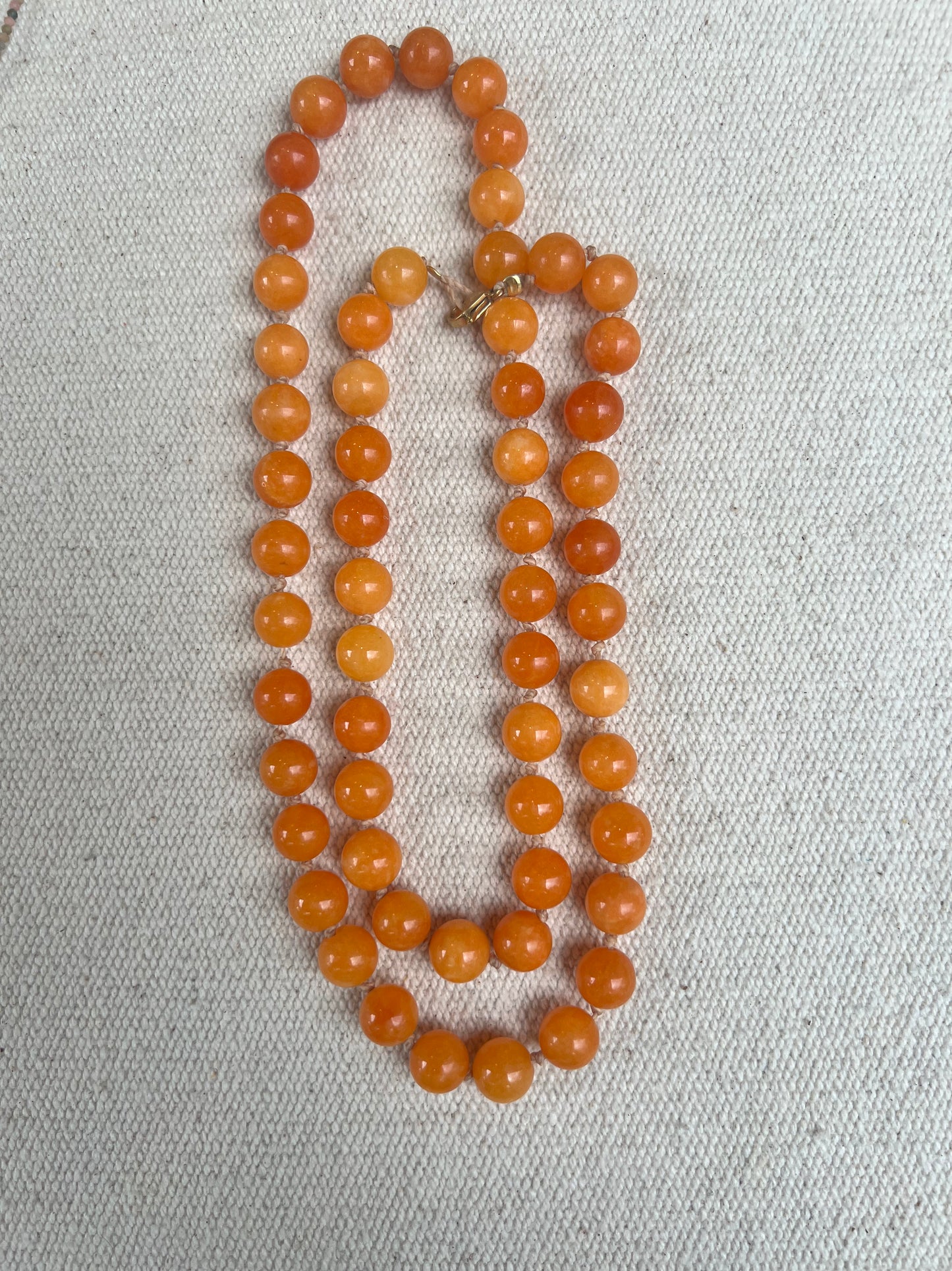 Collar Jade Naranja