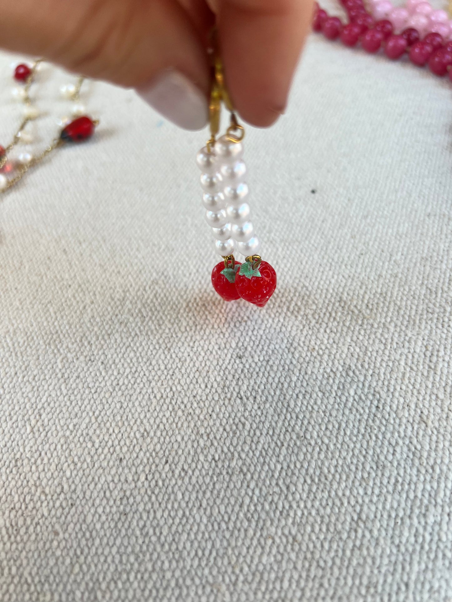 Pendientes Perla Fresón