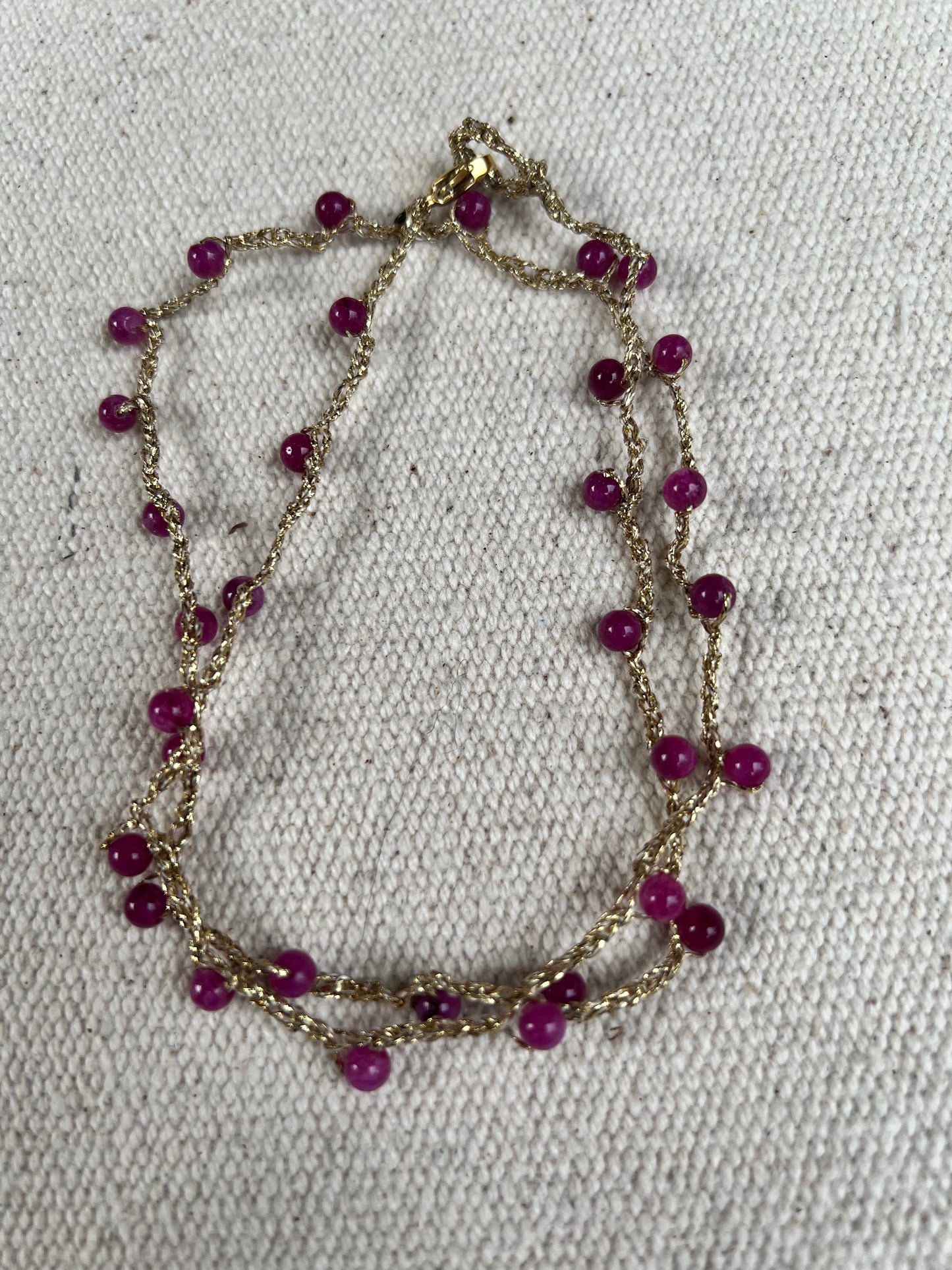 Collar Floren Jade Cereza