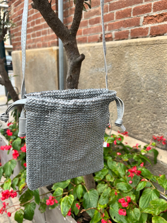 Bolso plateado