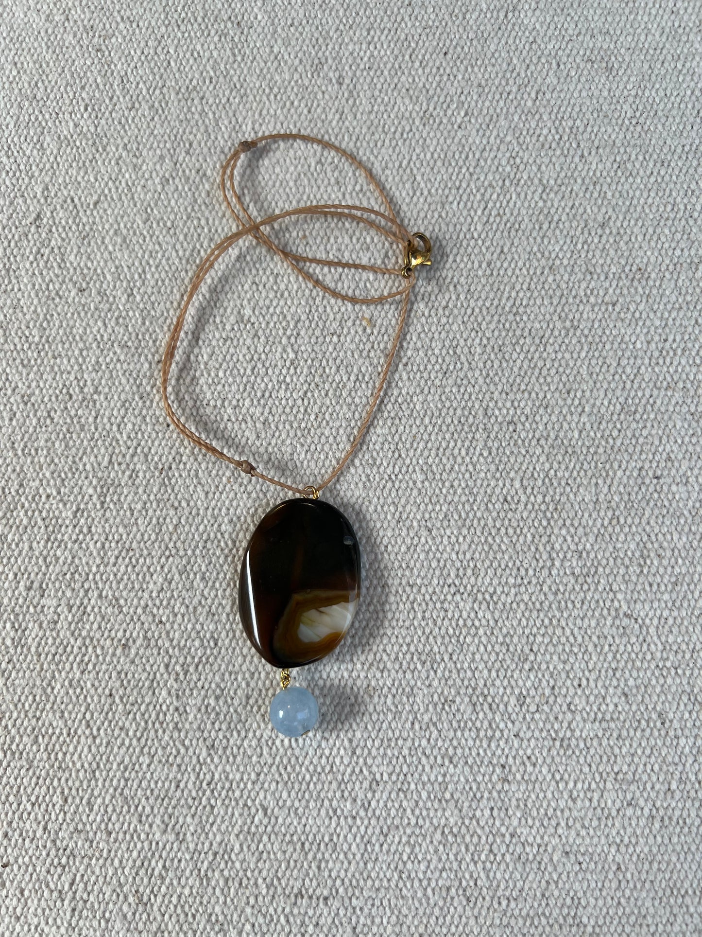 collar corto Doble Piedra