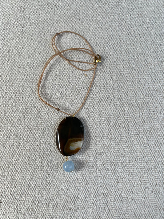 collar corto Doble Piedra