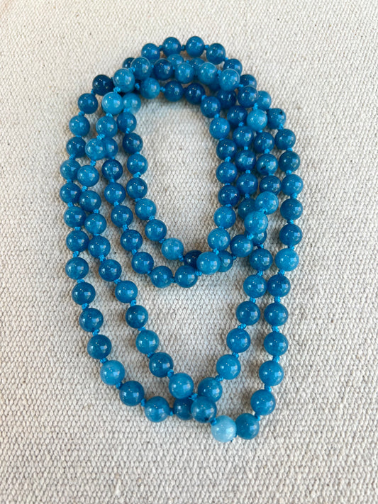 Collar Largo Azul