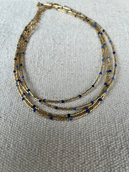 Collar Miyuki Azul