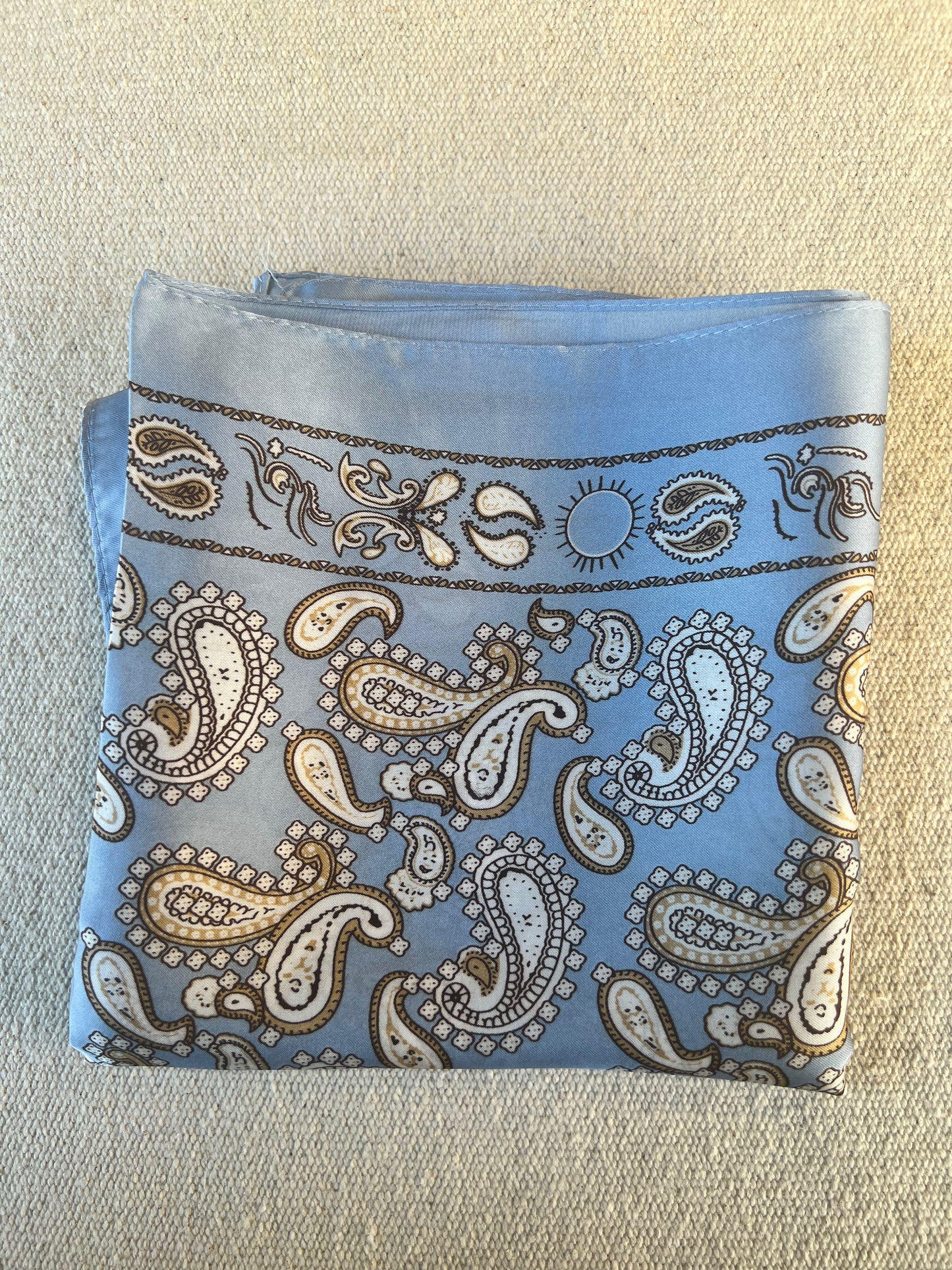 Pañuelo estampado Azul