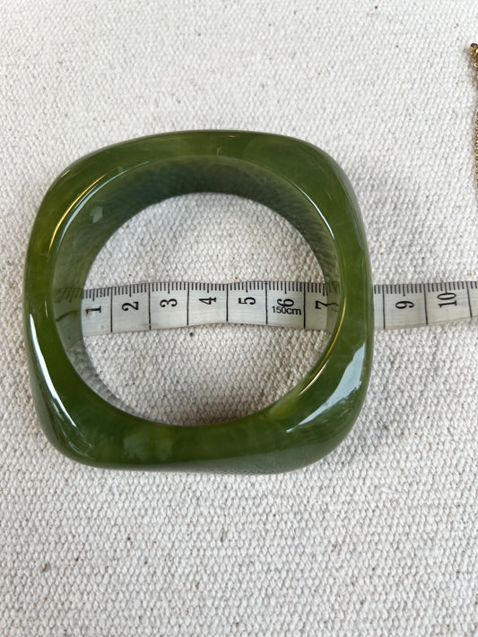 Pulsera cuadrada Verde