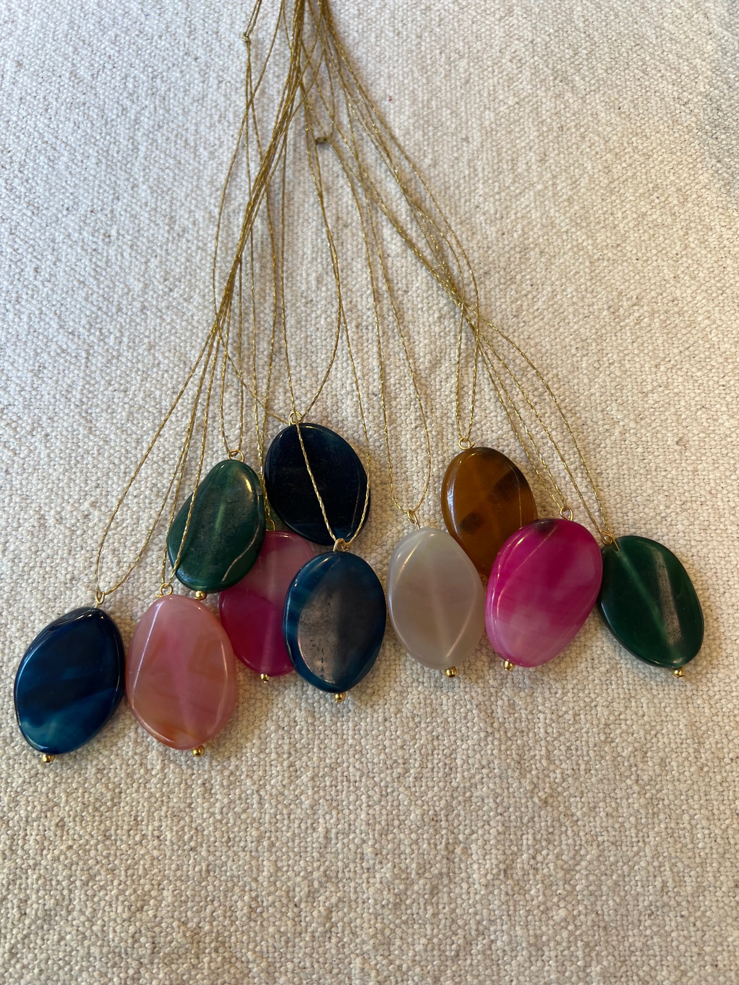 Collar Piedra oval