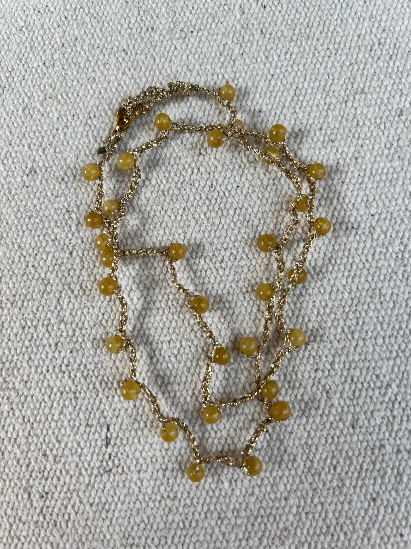 Collar Floren Jade Mantequilla