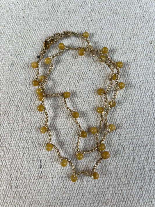 Collar Floren Jade Mantequilla