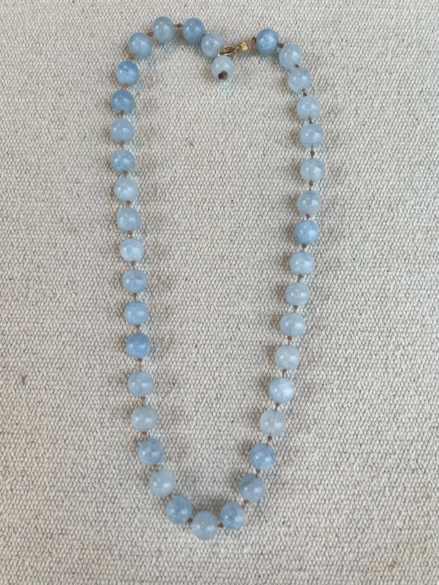 Collar Corto Jade Azul