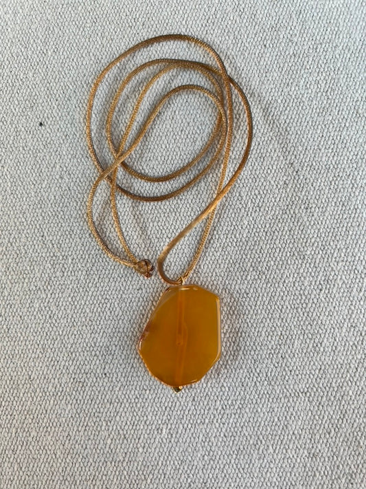 Collar Piedra Naranja