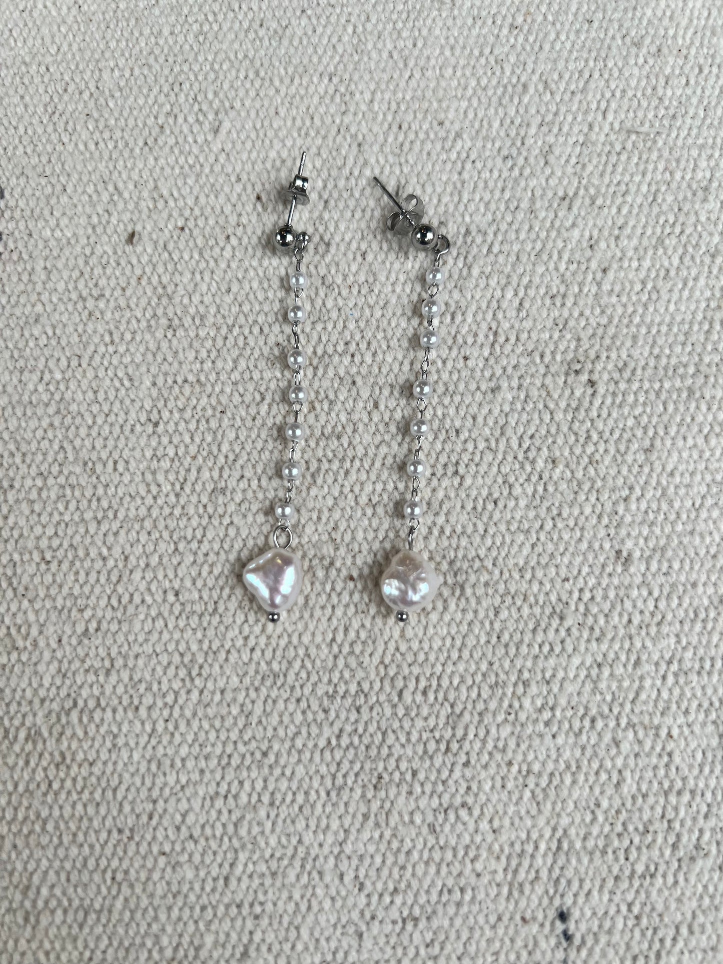 Pendientes Largos Perla
