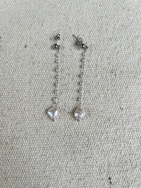 Pendientes Largos Perla