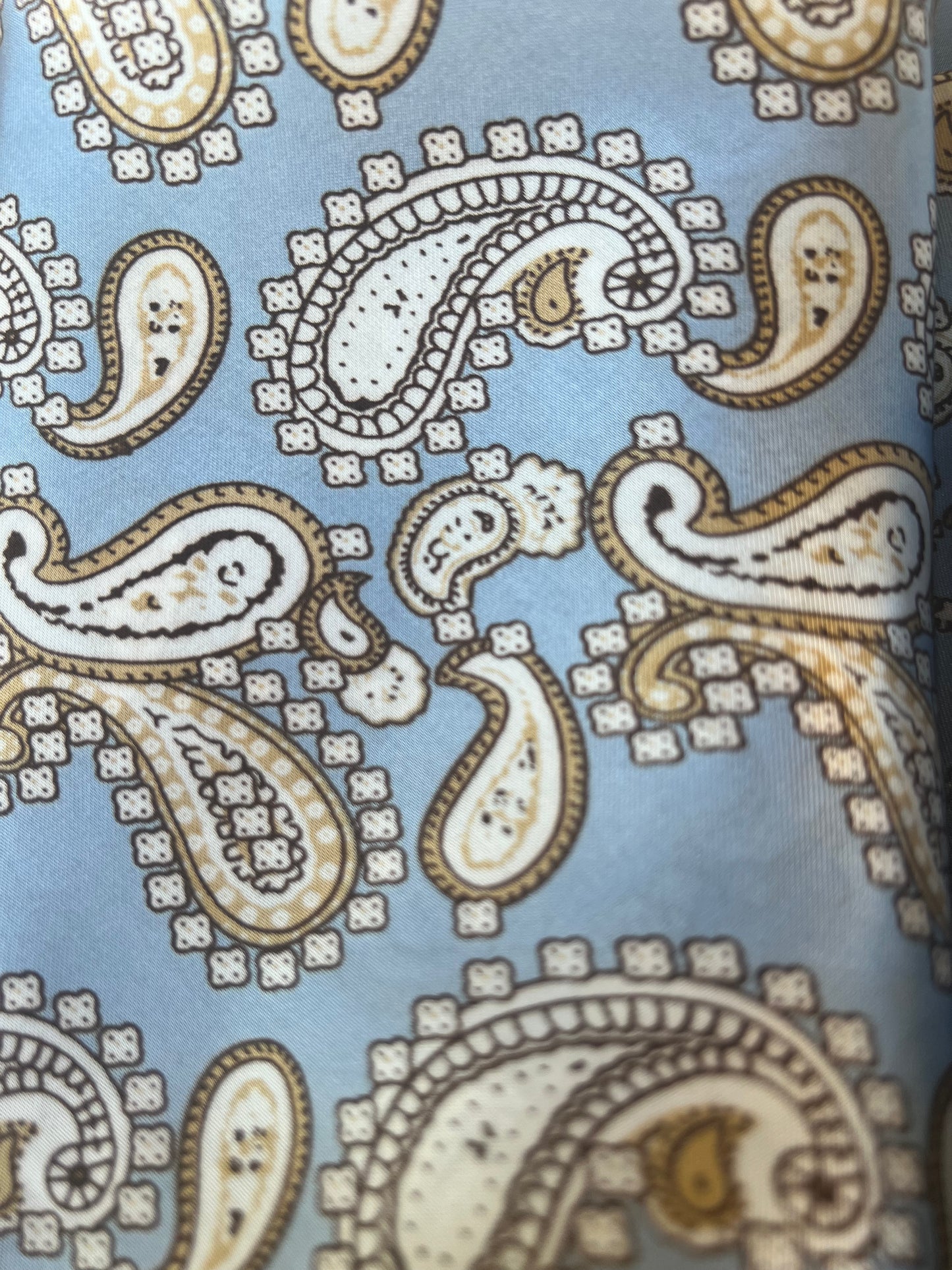 Pañuelo estampado Azul