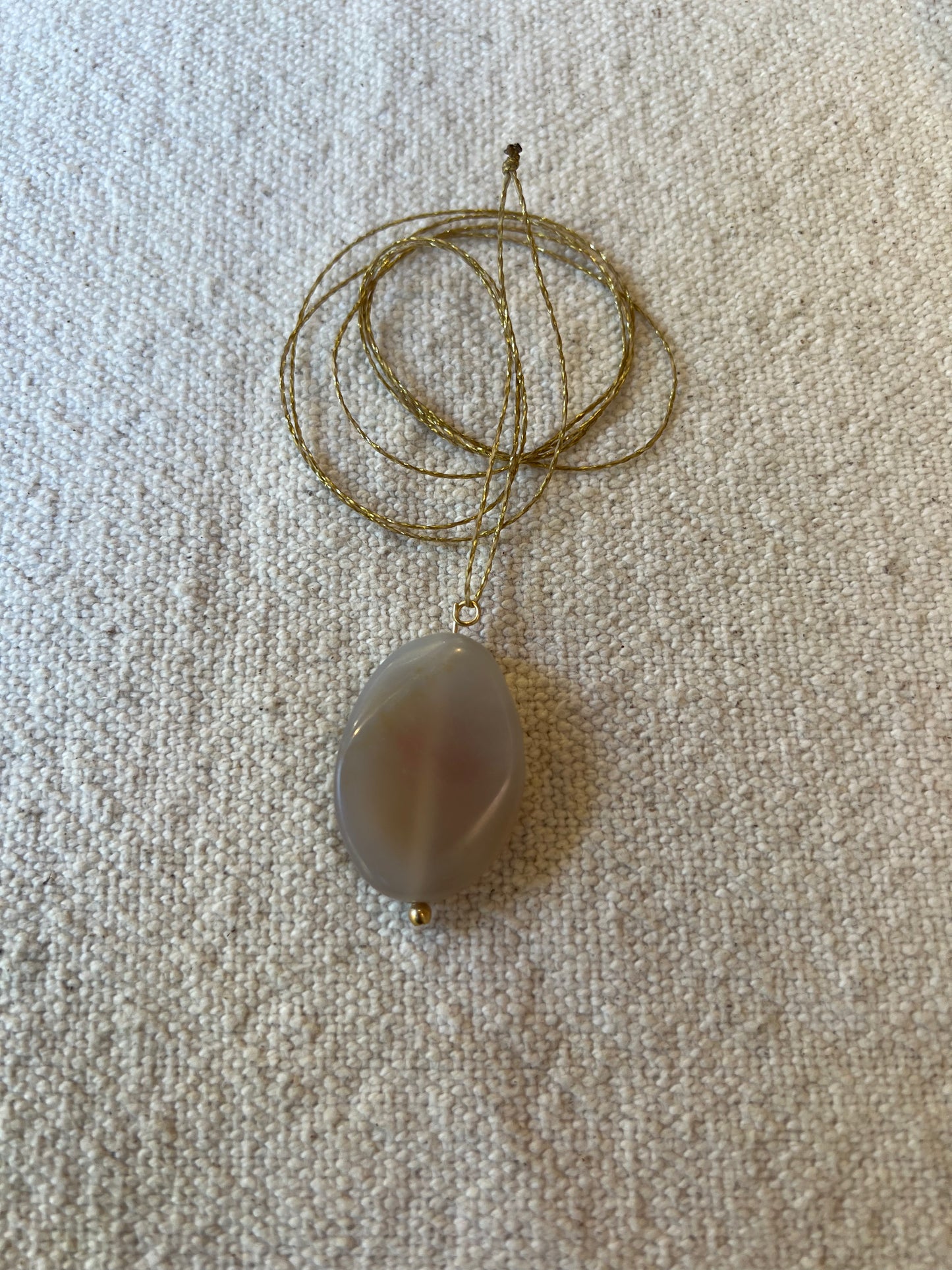 Collar Piedra oval