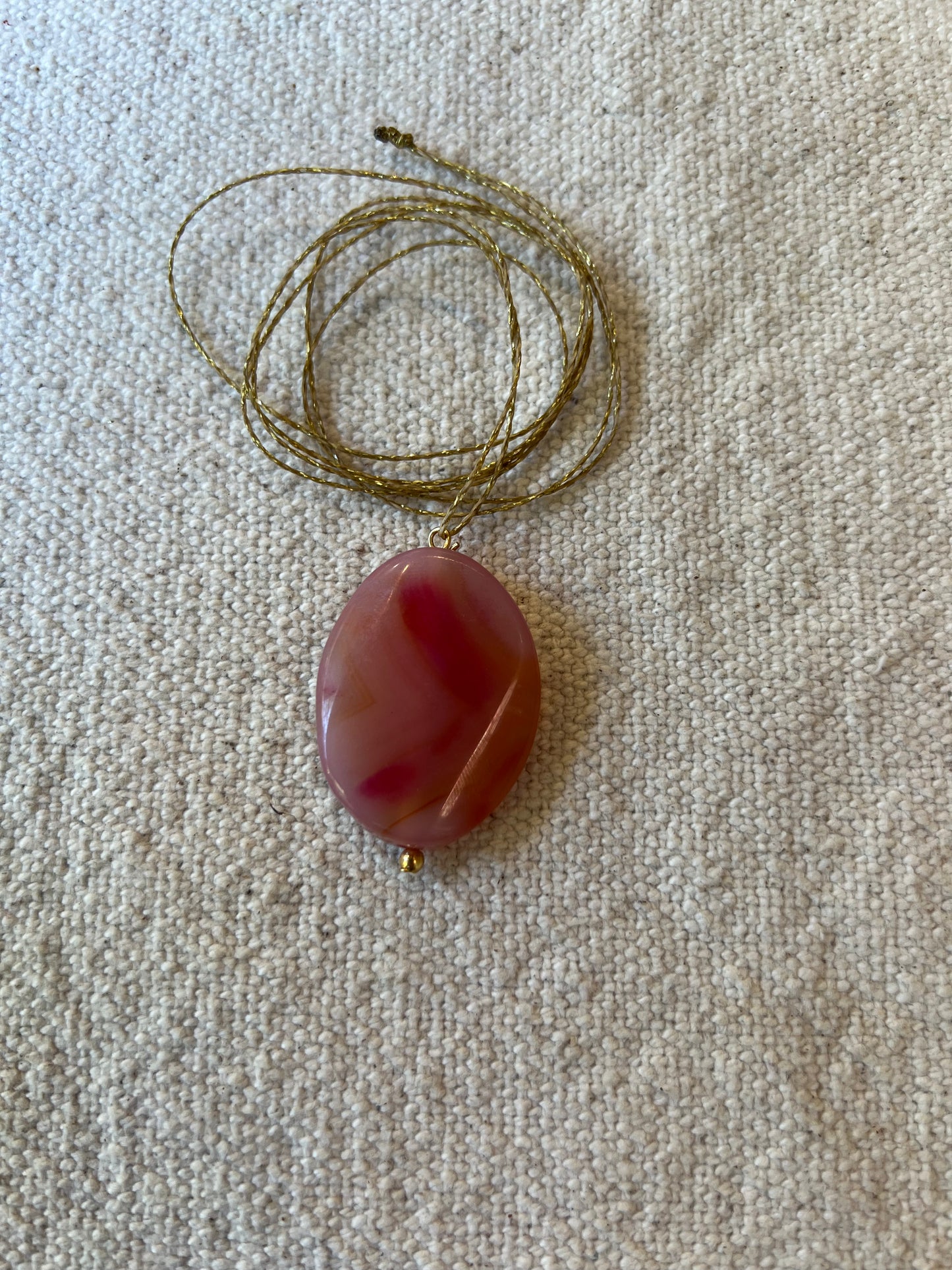 Collar Piedra oval