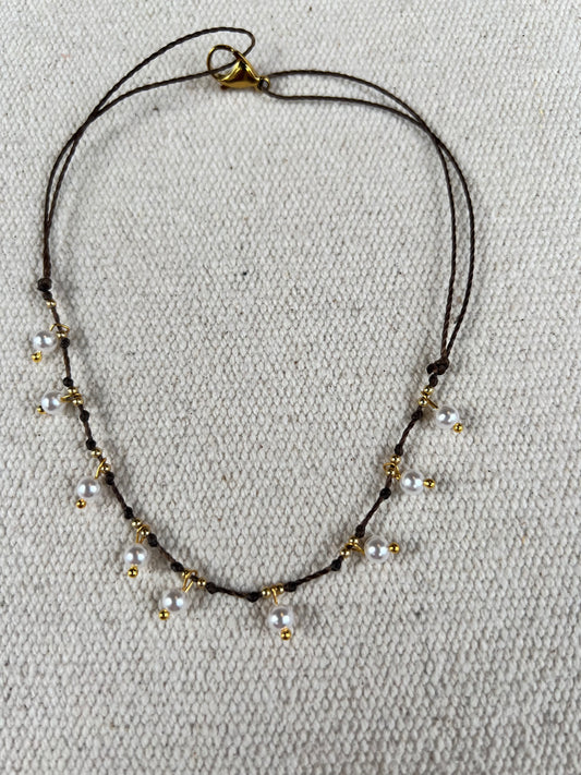 Gargantilla Perlas Colgantes