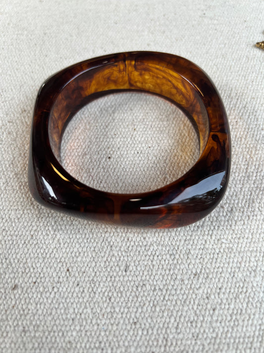 Pulsera Cuadrada Marrón