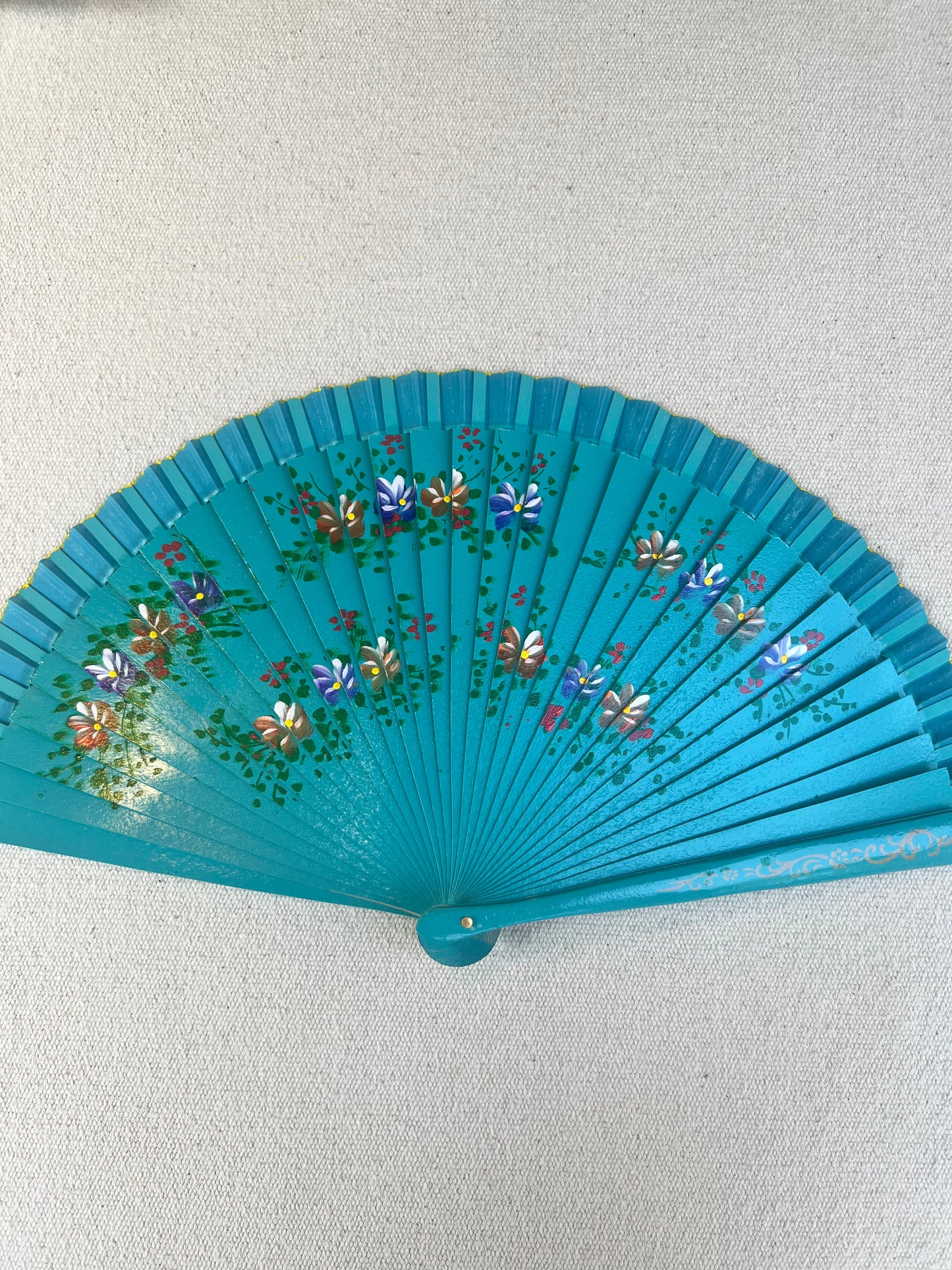 Abanico Turquesa Azul