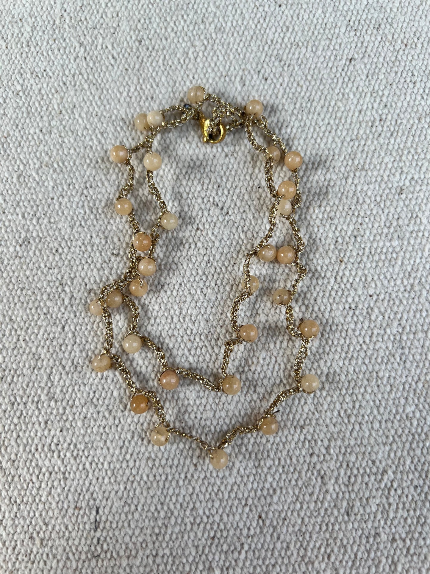 Collar Floren Jade Mostaza