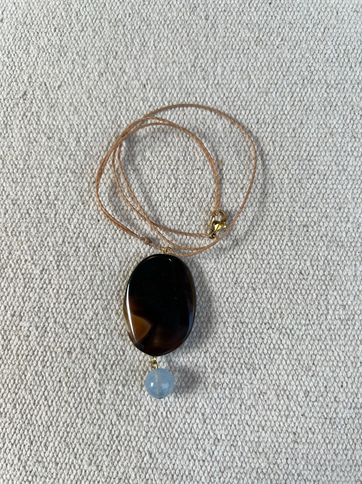 collar corto Doble Piedra