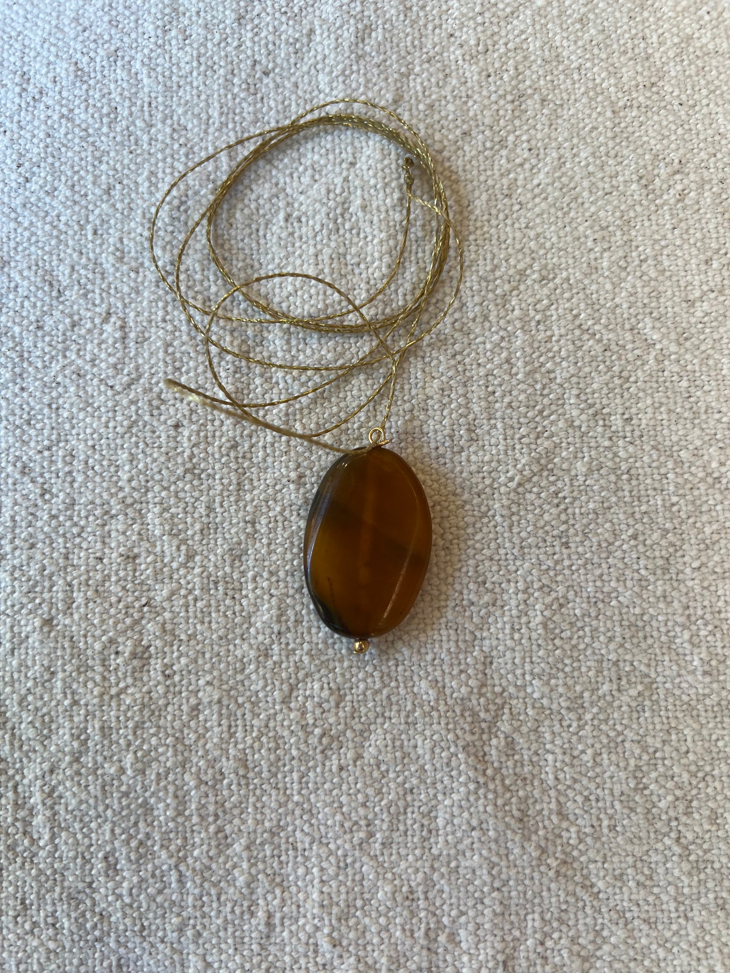 Collar Piedra oval