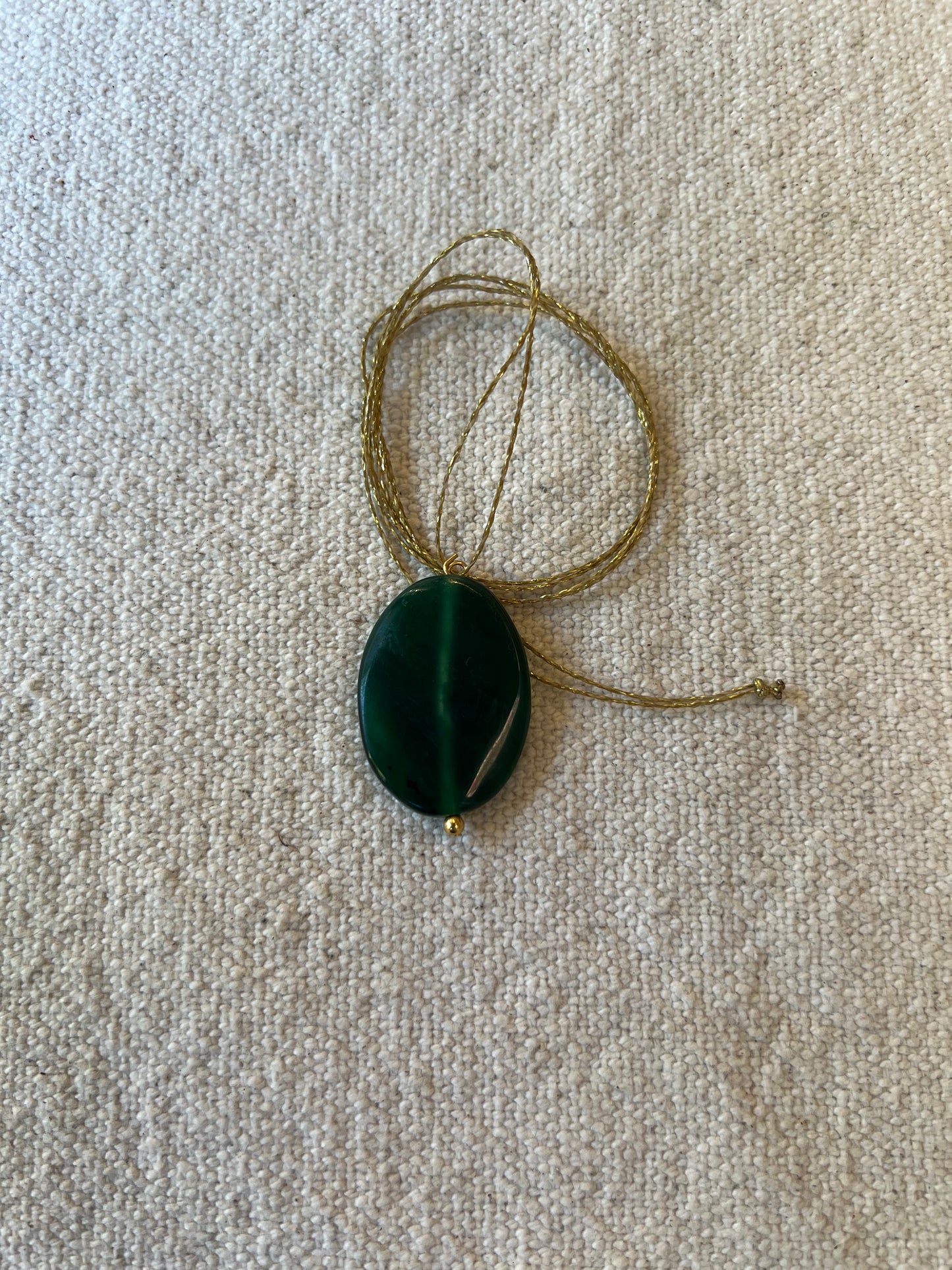 Collar Piedra oval