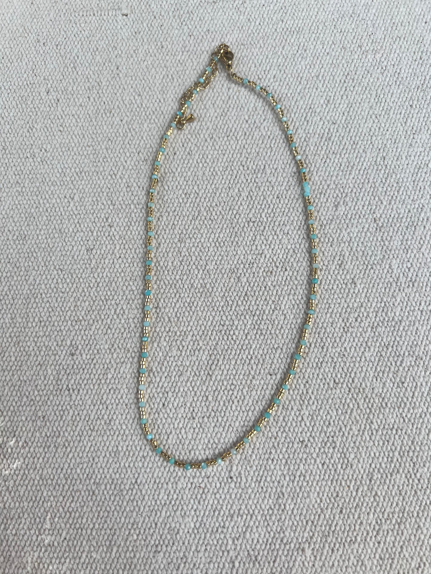 Collar Miyuki Turquesa