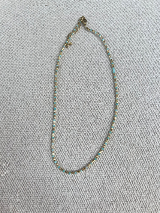 Collar Miyuki Turquesa
